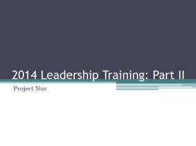 Leadership Training - 2